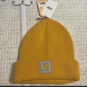 Carhartt Golden Yellow Ribbed Beanie